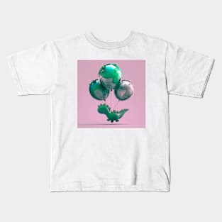 Dinosaur Balloons VII Kids T-Shirt